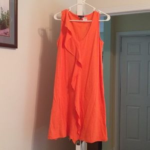 New Lilla P. Orange sleeveless dress casual.